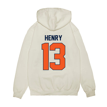 UTEP - NCAA Football : Nikolas Henry - Vintage Miners Premium Hooded Sweatshirt-1