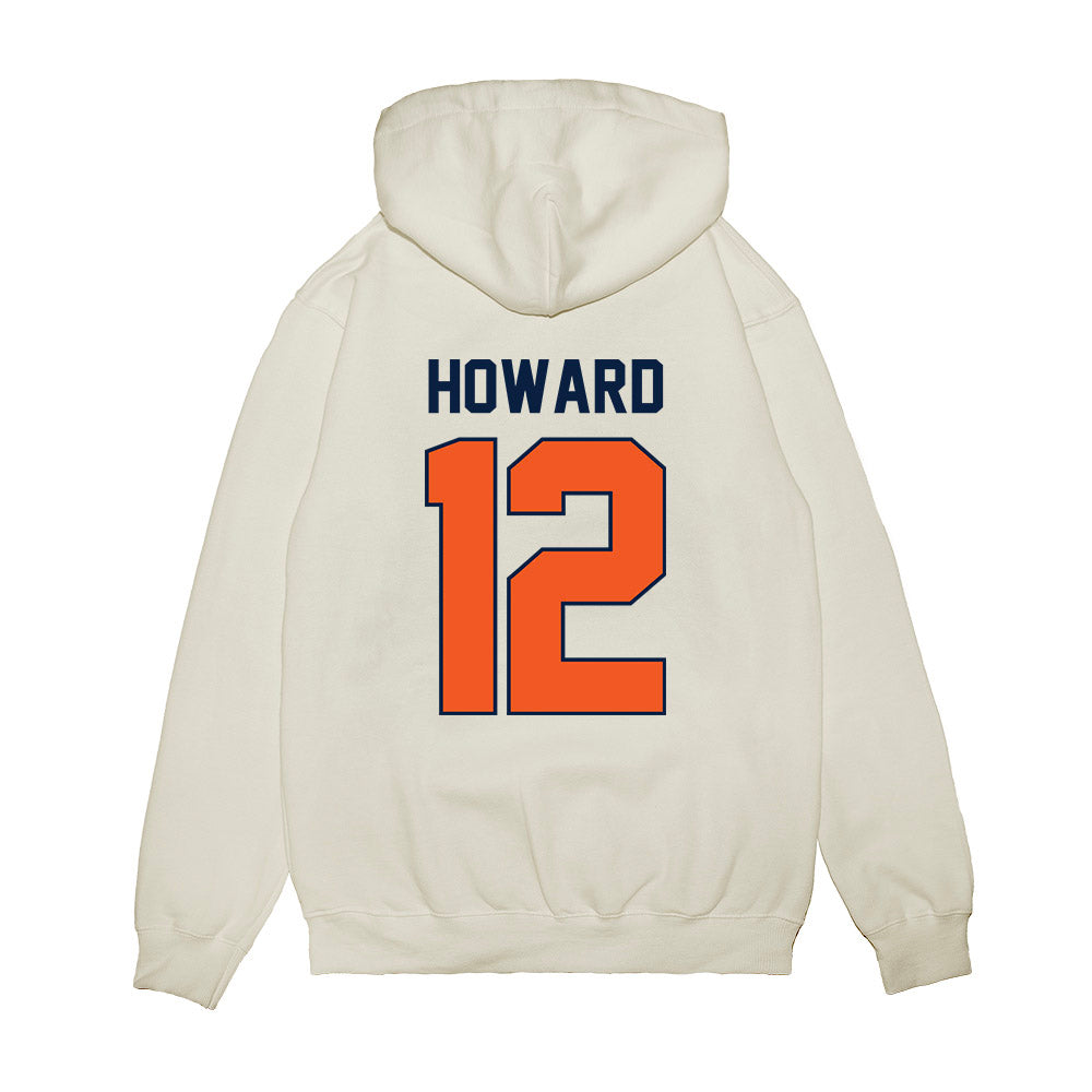 UTEP - NCAA Football : Donavan Howard - Vintage Miners Premium Hooded Sweatshirt-1