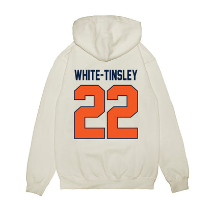 UTEP - NCAA Football : Kane White-Tinsley - Vintage Miners Premium Hooded Sweatshirt-1