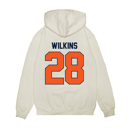 UTEP - NCAA Football : Erion Wilkins - Vintage Miners Premium Hooded Sweatshirt-1