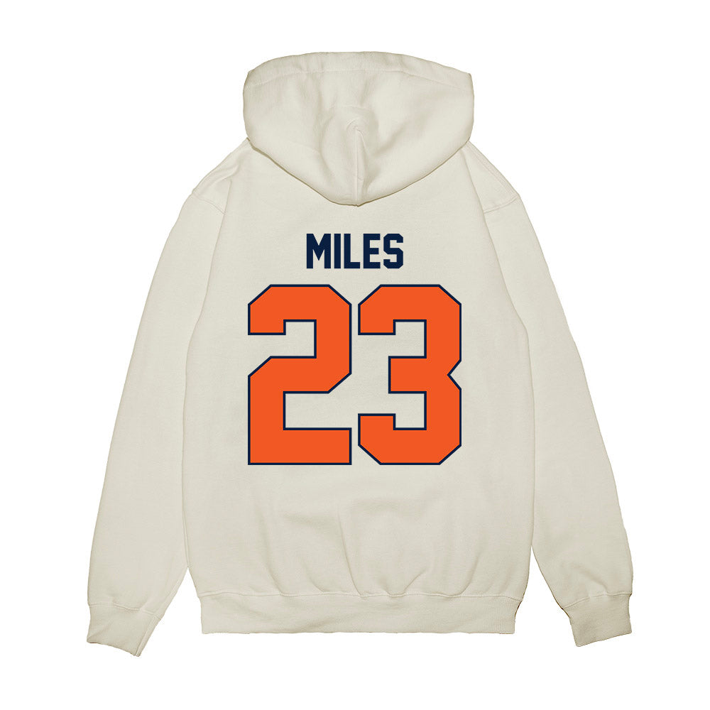 UTEP - NCAA Football : Kaleb Miles - Vintage Miners Premium Hooded Sweatshirt-1