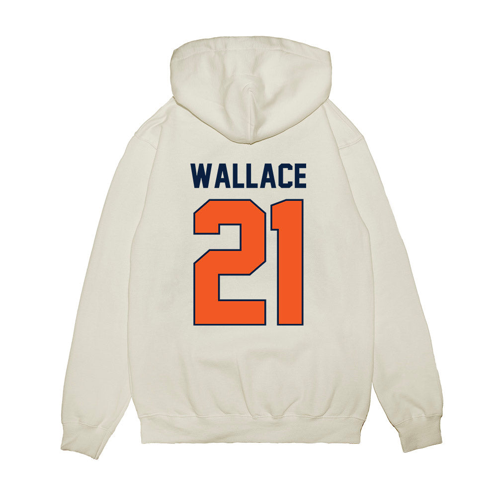 UTEP - NCAA Football : Joshua Wallace - Vintage Miners Premium Hooded Sweatshirt-1