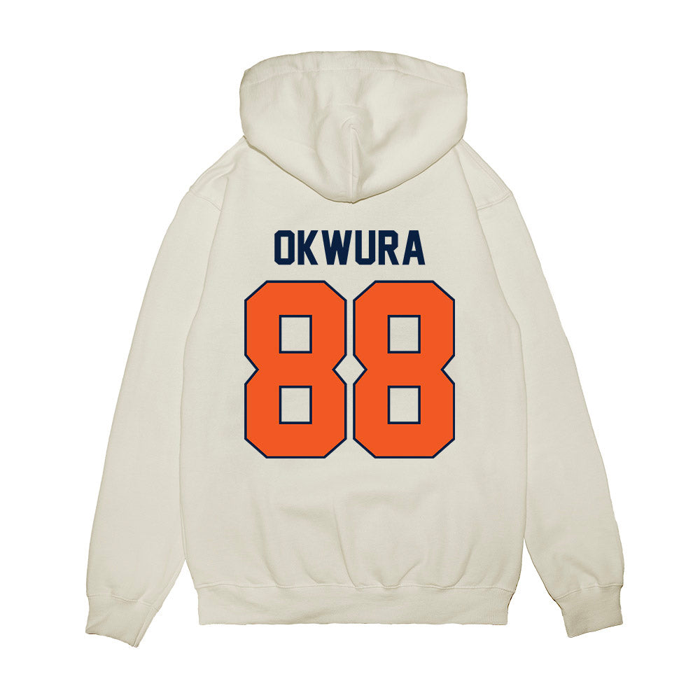 UTEP - NCAA Football : Benny Okwura - Vintage Miners Premium Hooded Sweatshirt-1