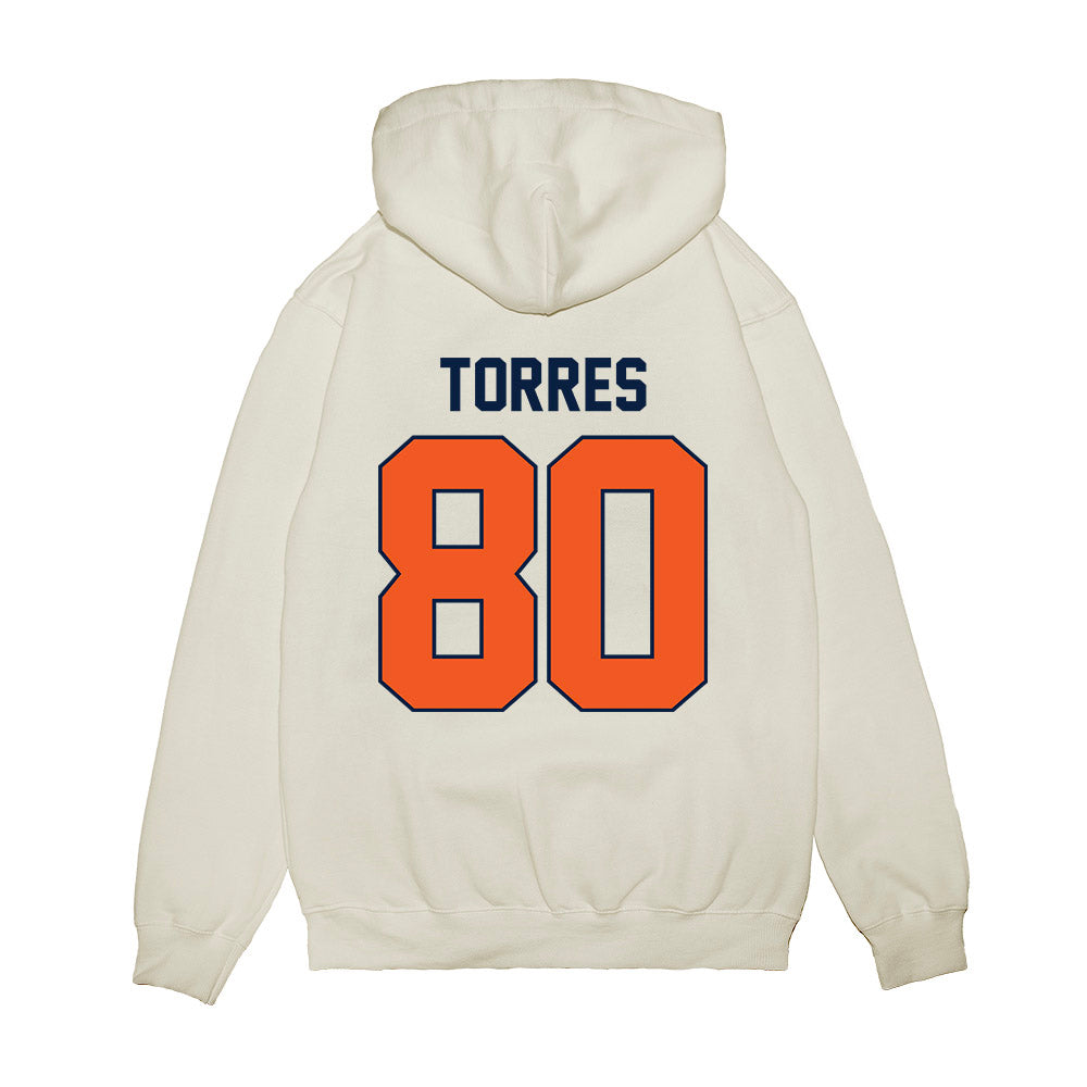 UTEP - NCAA Football : Marcus Torres - Vintage Miners Premium Hooded Sweatshirt-1