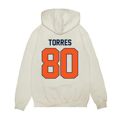 UTEP - NCAA Football : Marcus Torres - Vintage Miners Premium Hooded Sweatshirt-1