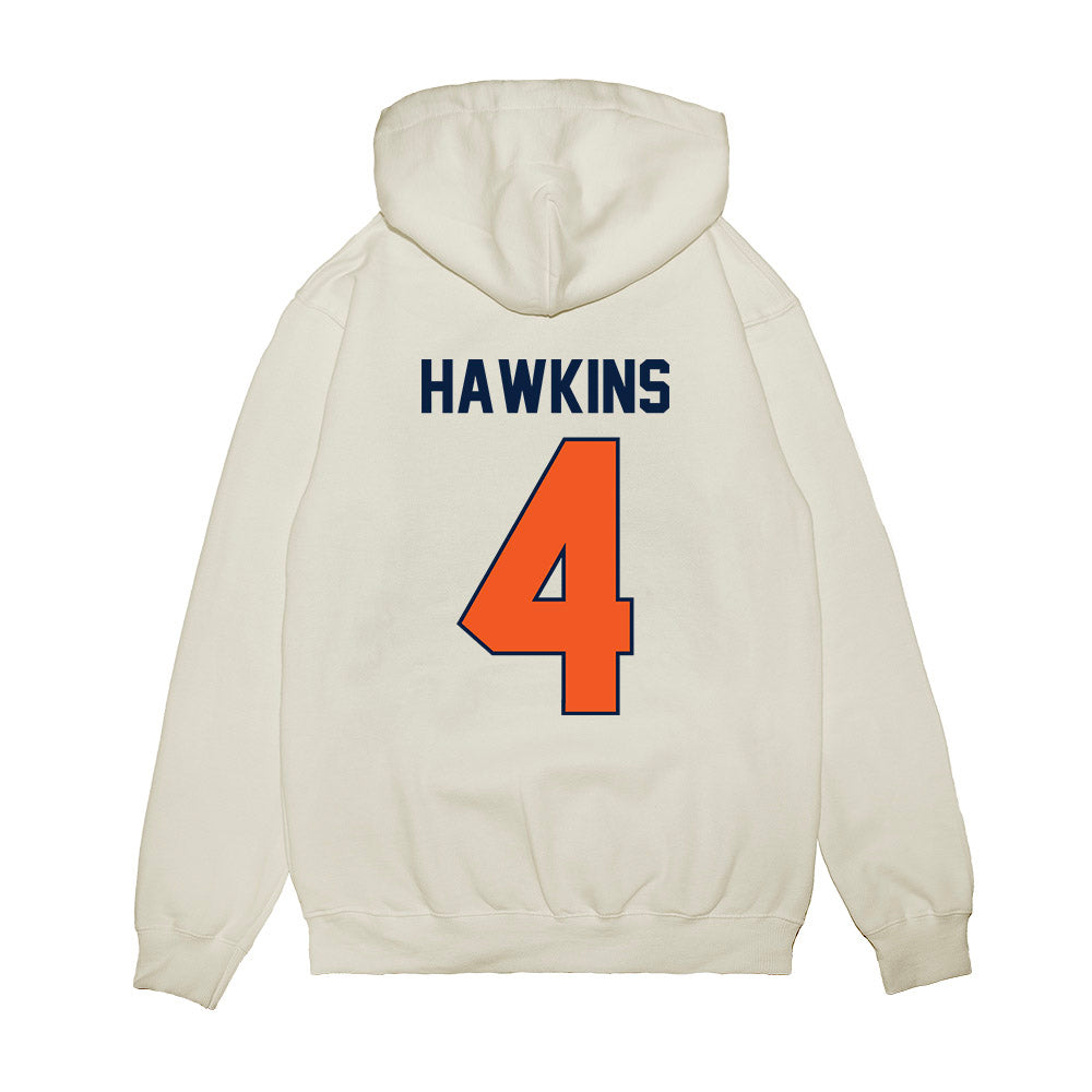UTEP - NCAA Football : Garrett Hawkins - Vintage Miners Premium Hooded Sweatshirt-1