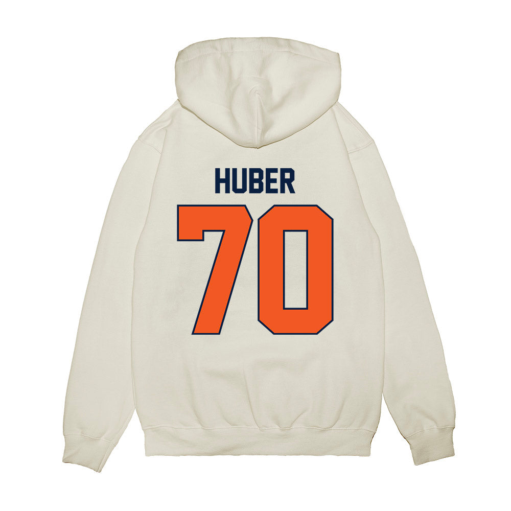 UTEP - NCAA Football : Maddox Huber - Vintage Miners Premium Hooded Sweatshirt-1