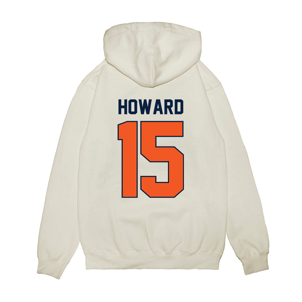 UTEP - NCAA Football : Donavan Howard - Vintage Miners Premium Hooded Sweatshirt-1