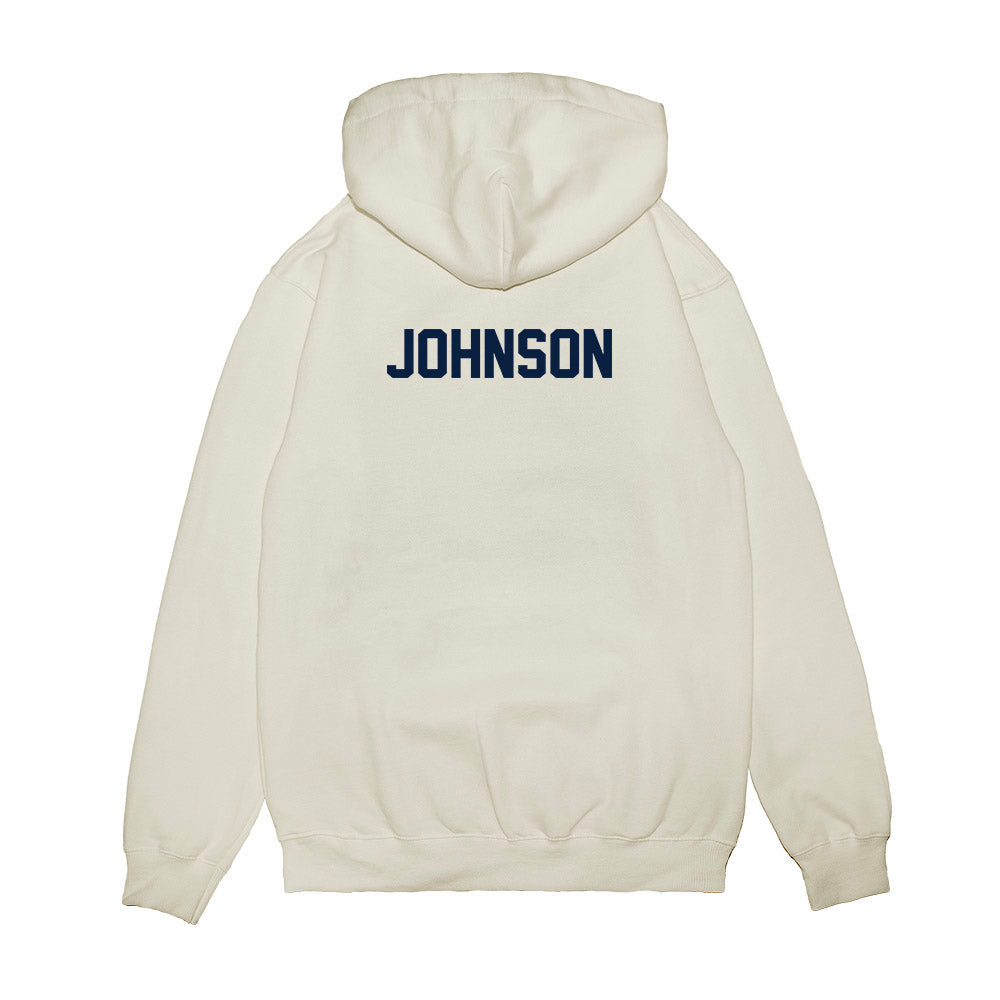 UTEP - NCAA Football : Grayson Johnson - Vintage Miners Premium Hooded Sweatshirt-1