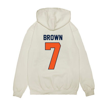 UTEP - NCAA Football : Jaylan Brown - Vintage Miners Premium Hooded Sweatshirt-1