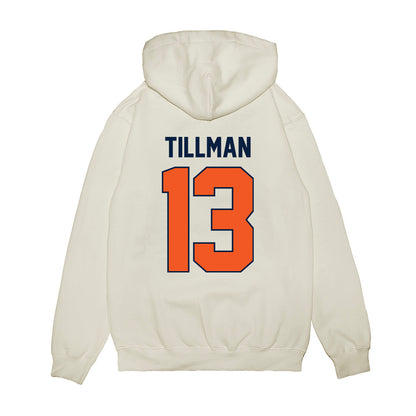 UTEP - NCAA Football : TJ Tillman - Vintage Miners Premium Hooded Sweatshirt-1