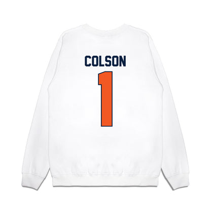 UTEP - NCAA Football : EJ Colson - Vintage Miners Premium Crewneck Sweatshirt-1