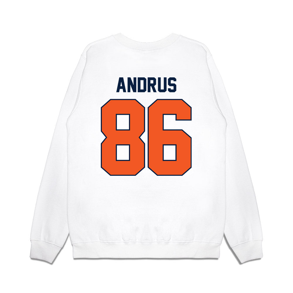 UTEP - NCAA Football : Jordan Andrus - Vintage Miners Premium Crewneck Sweatshirt-1