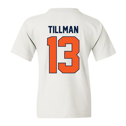 UTEP - NCAA Football : TJ Tillman - Vintage Miners Youth T-Shirt-1