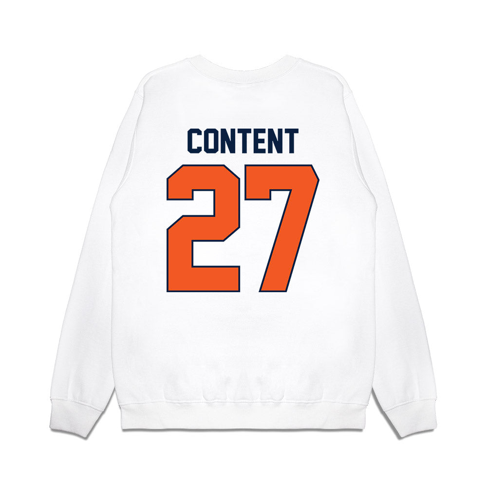 UTEP - NCAA Football : Justin Content - Vintage Miners Premium Crewneck Sweatshirt-1