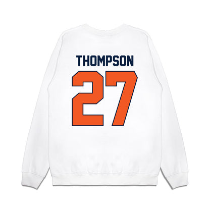 UTEP - NCAA Football : Latristan Thompson - Vintage Miners Premium Crewneck Sweatshirt-1