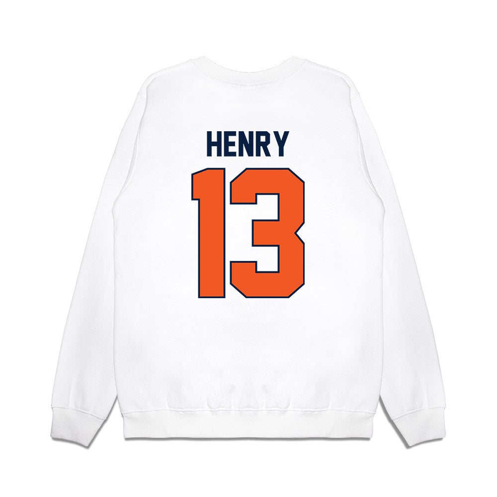 UTEP - NCAA Football : Nikolas Henry - Vintage Miners Premium Crewneck Sweatshirt-1