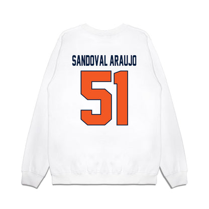 UTEP - NCAA Football : Eric Sandoval Araujo - Vintage Miners Premium Crewneck Sweatshirt-1