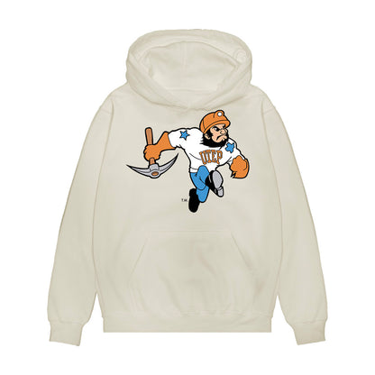 UTEP - NCAA Football : Cash Cheeks - Vintage Miners Premium Hooded Sweatshirt-0