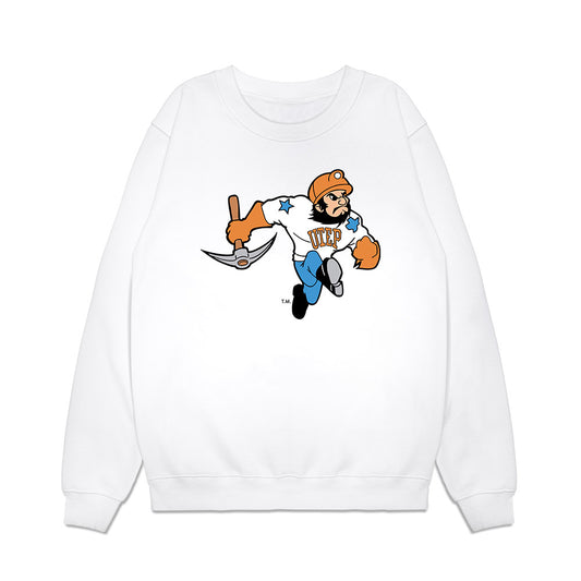 UTEP - NCAA Football : Chance Bell - Vintage Miners Premium Crewneck Sweatshirt-0