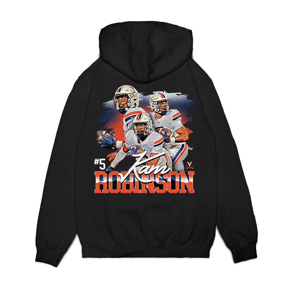Virginia - NCAA Football : - Premium Hooded Sweatshirt-1