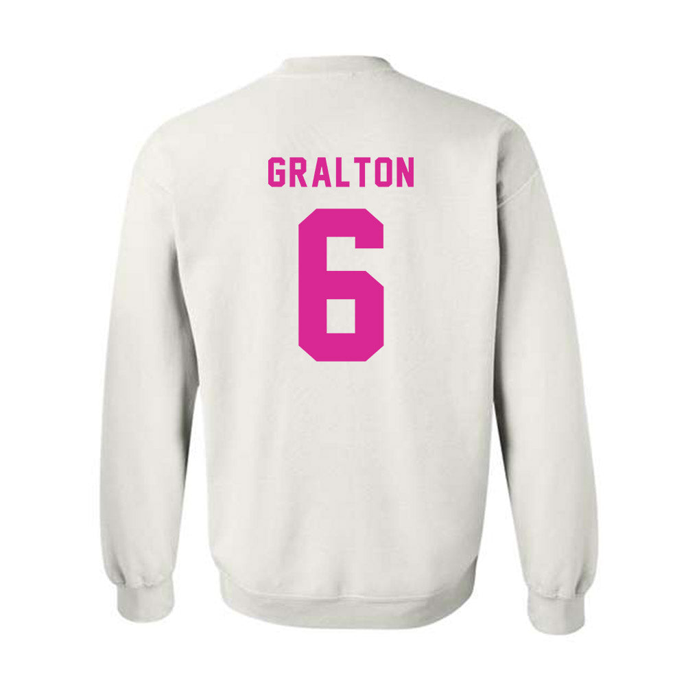 St. Bonaventure - NCAA Women's Basketball : Lola Gralton - BCA Classic Shersey Crewneck Sweatshirt-1