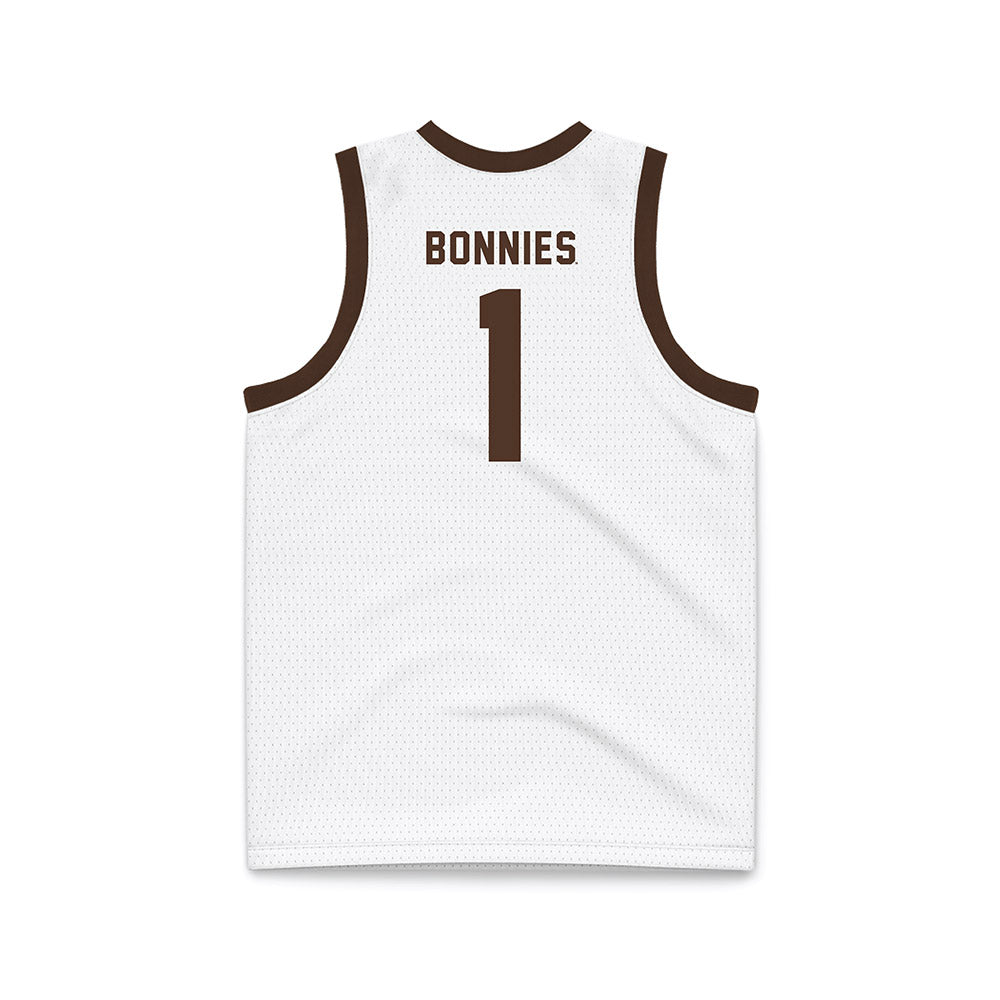St. Bonaventure - NCAA Men's Basketball : White Basketball Jersey-1