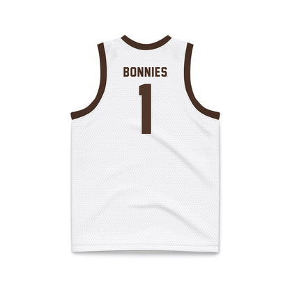 St. Bonaventure - NCAA Men's Basketball : White Basketball Jersey-1
