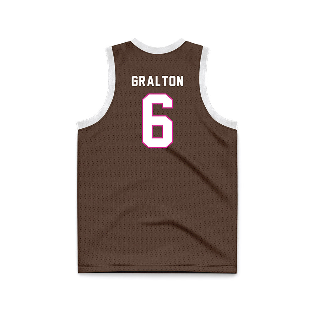 St. Bonaventure - NCAA Women's Basketball : Lola Gralton - BCA Basketball Jersey-1