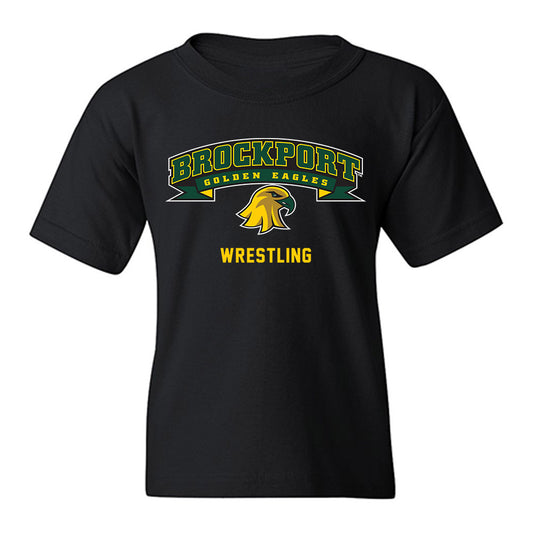 Brockport - NCAA Wrestling : Brandon Drummond II - Classic Shersey Youth T-Shirt-0