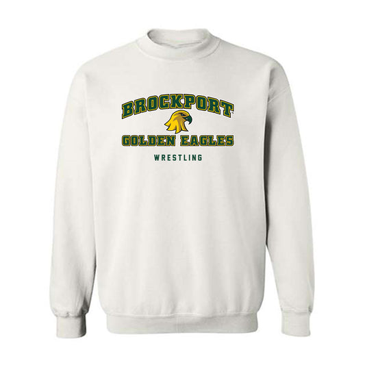 Brockport - NCAA Wrestling : Brandon Drummond II - Classic Shersey Crewneck Sweatshirt-0