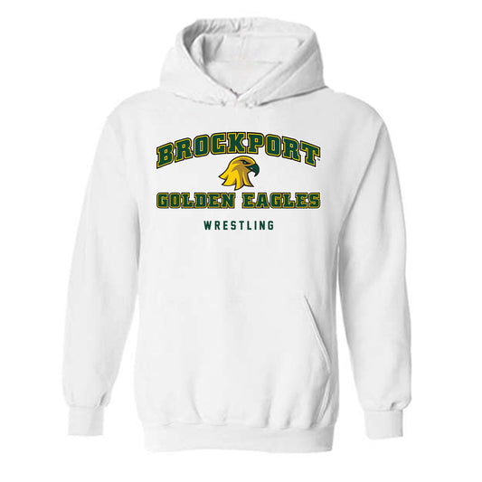 Brockport - NCAA Wrestling : Brandon Drummond II - Classic Shersey Hooded Sweatshirt-0