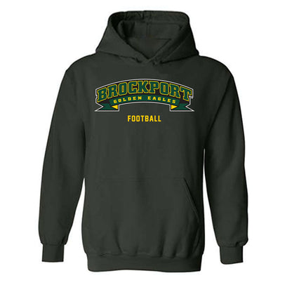 Brockport - NCAA Football : Joseph Maniaci - Classic Shersey Hooded Sweatshirt-0
