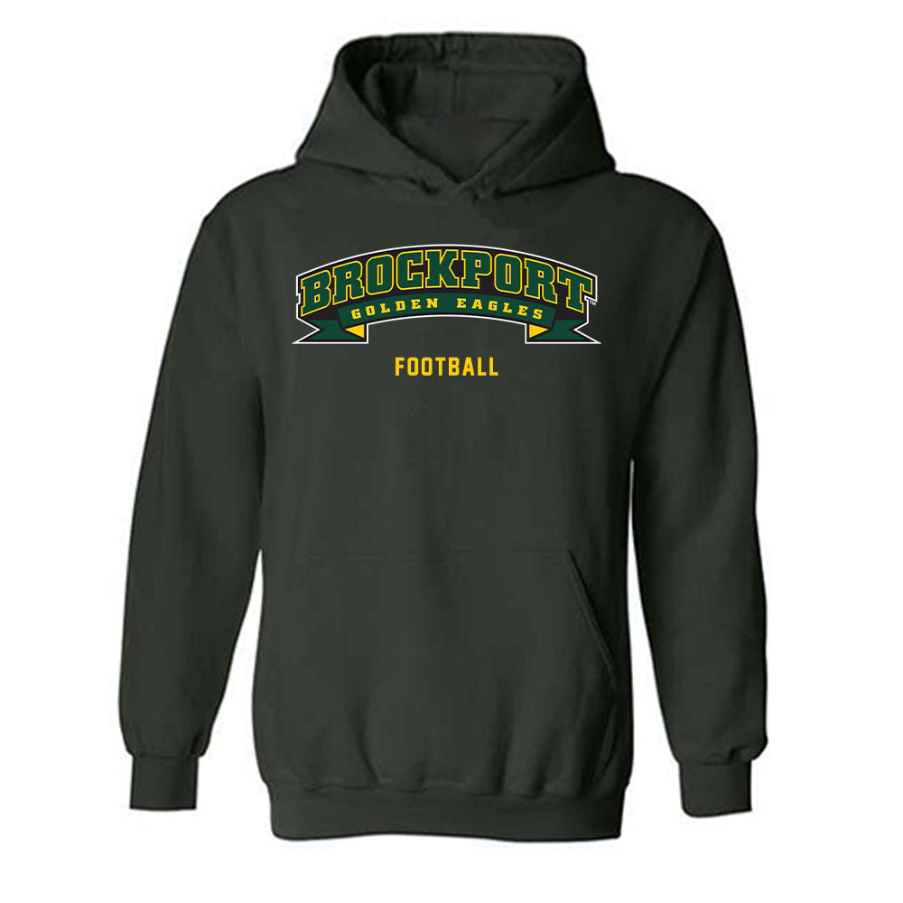 Brockport - NCAA Football : Anthony Diaz - Classic Shersey Hooded Sweatshirt-0