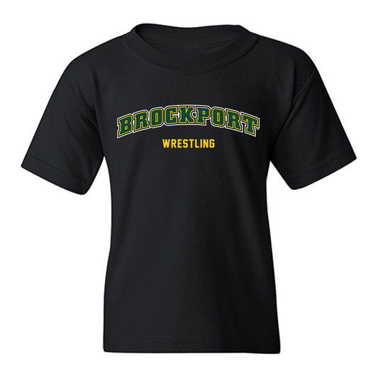 Brockport - NCAA Wrestling : Brandon Drummond II - Classic Shersey Youth T-Shirt-0