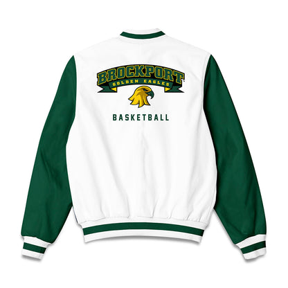 Brockport - NCAA Men's Basketball : Camron Dyer - Bomber Jacket-1