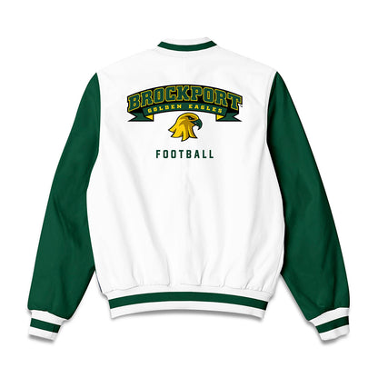 Brockport - NCAA Football : Nathan Williams - Bomber Jacket-1
