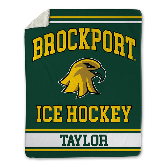 Brockport - NCAA Men's Ice Hockey : Aidan Taylor - Blanket-0
