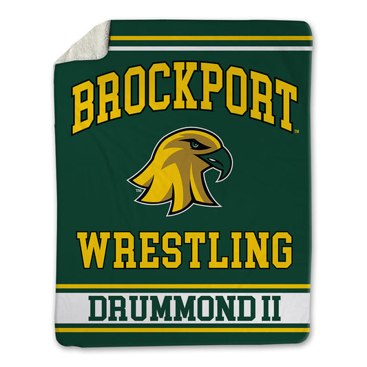 Brockport - NCAA Wrestling : Brandon Drummond II - Blanket-0