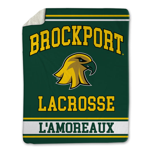 Brockport - NCAA Men's Lacrosse : Luke L'Amoreaux - Blanket-0