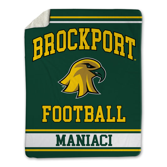 Brockport - NCAA Football : Joseph Maniaci - Blanket-0