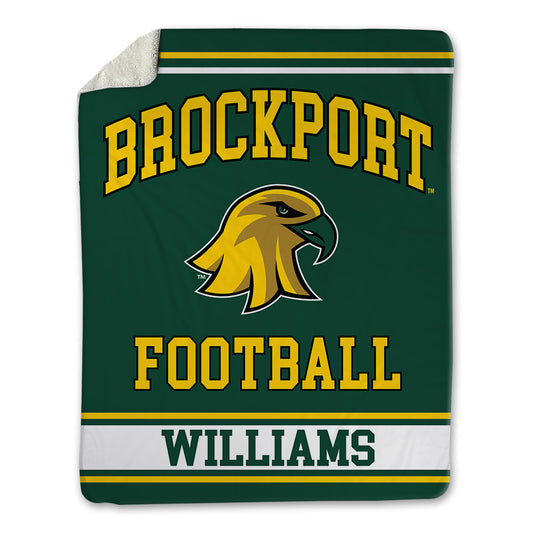 Brockport - NCAA Football : Nathan Williams - Blanket-0