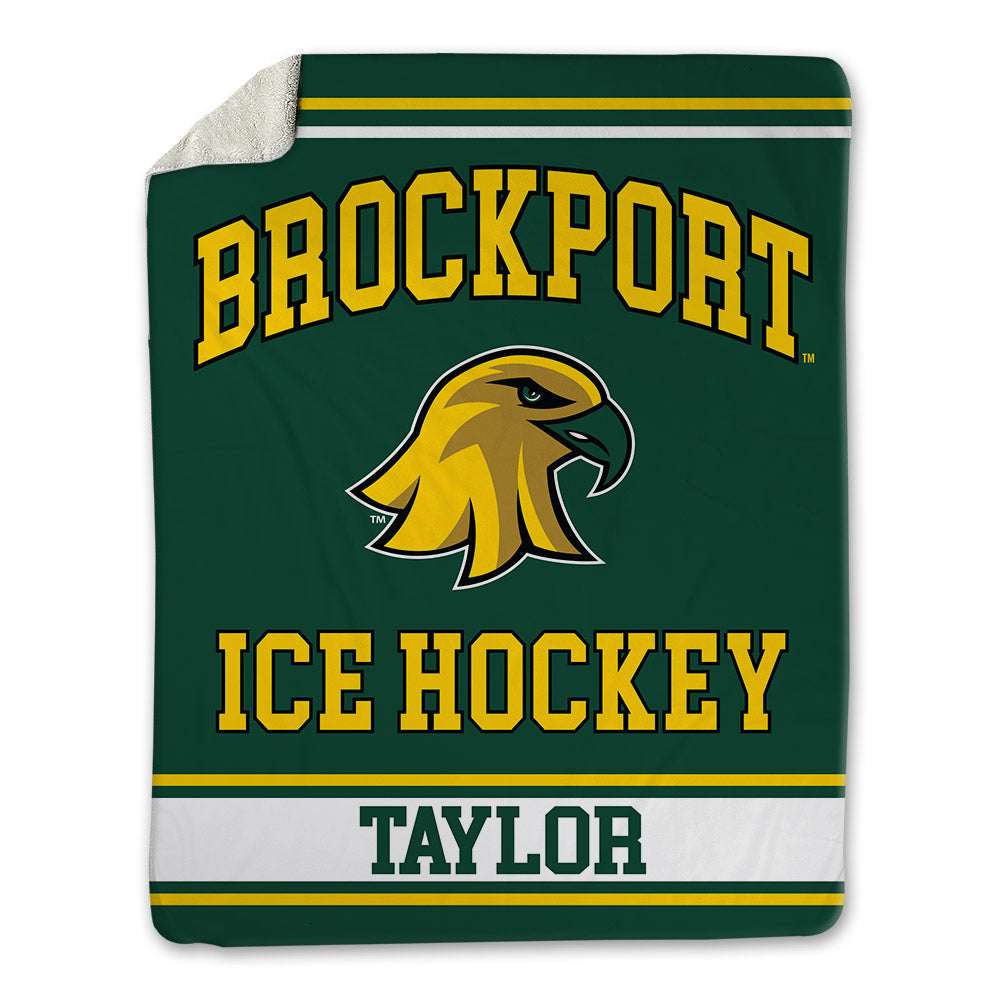 Brockport - NCAA Men's Ice Hockey : Aidan Taylor - Blanket-0