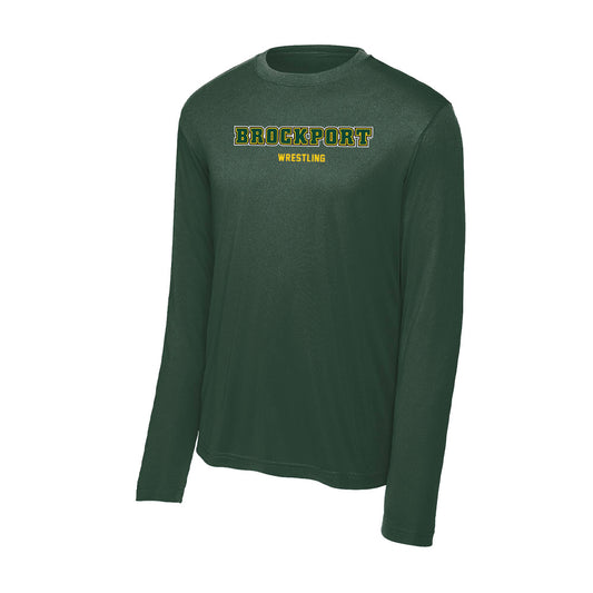 Brockport - NCAA Wrestling : Brandon Drummond II - Classic Shersey Activewear Long Sleeve T-Shirt-0