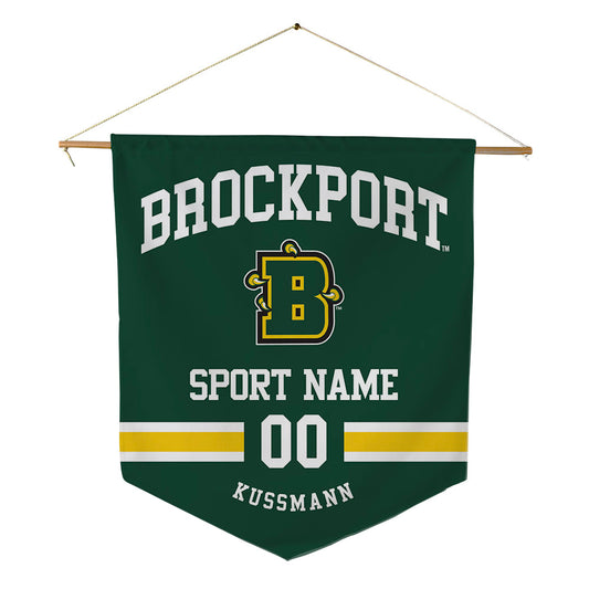 Brockport - NCAA Men's Ice Hockey : Kyle Kussmann - Pennant - 18" x 21"-0