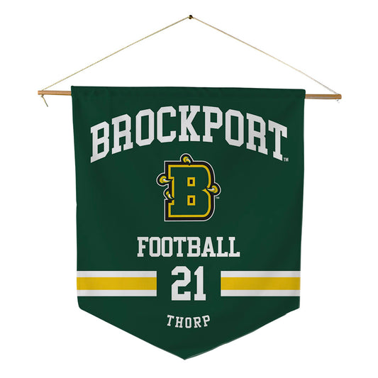 Brockport - NCAA Football : Colton Thorp - Pennant - 18" x 21"-0