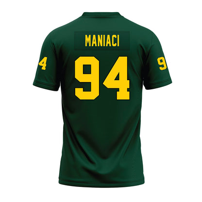 Brockport - NCAA Football : Joseph Maniaci - Green Premium Football Jersey-1