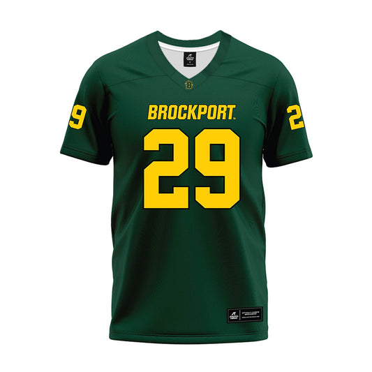 Brockport - NCAA Football : Jonathan Otoo - Green Premium Football Jersey-0