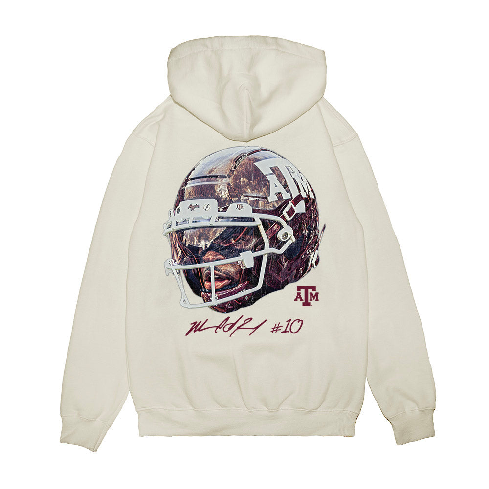 Texas A&M - NCAA Football : Marcel Reed - Game Face Premium Hooded Sweatshirt-1