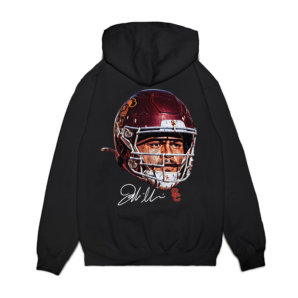 USC - NCAA Football : Jayden Maiava - Game Face Premium Hooded Sweatshirt-1